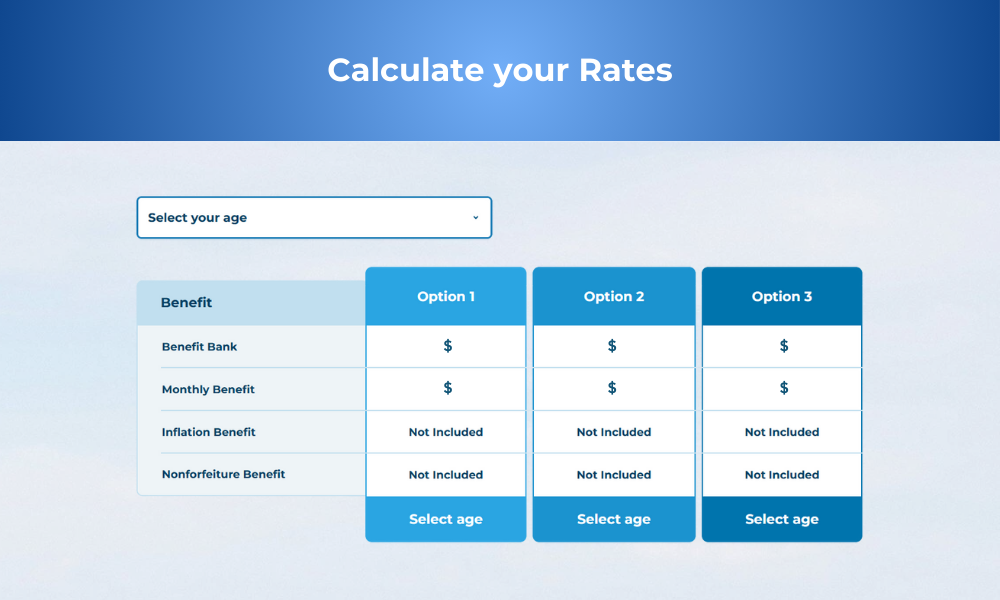 Rate Calculator_LifeSecure LTC Version