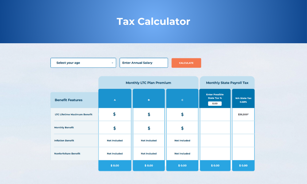 Tax Calculator_LifeSecure LTC Version